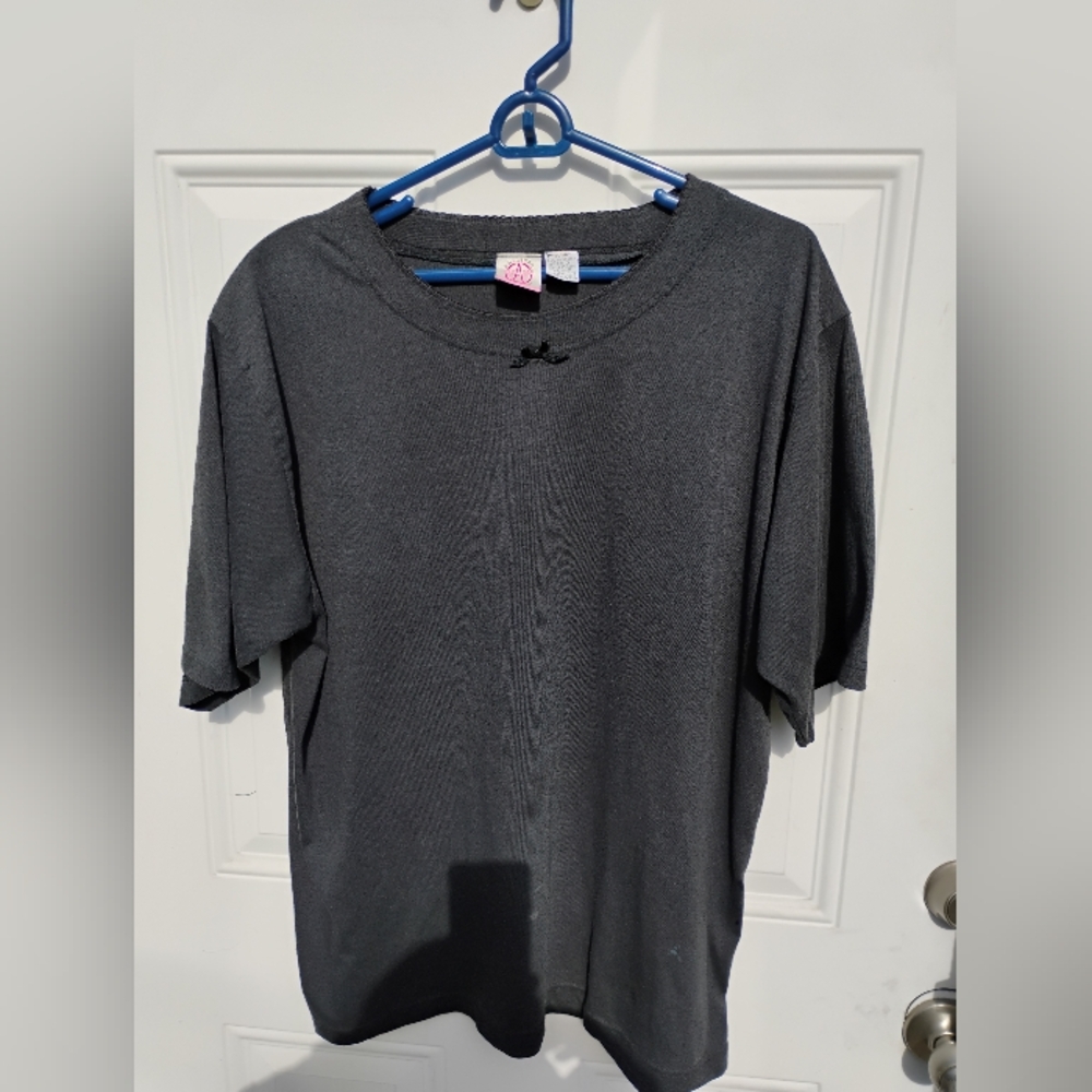 Women's Black Short Sleeve Tee